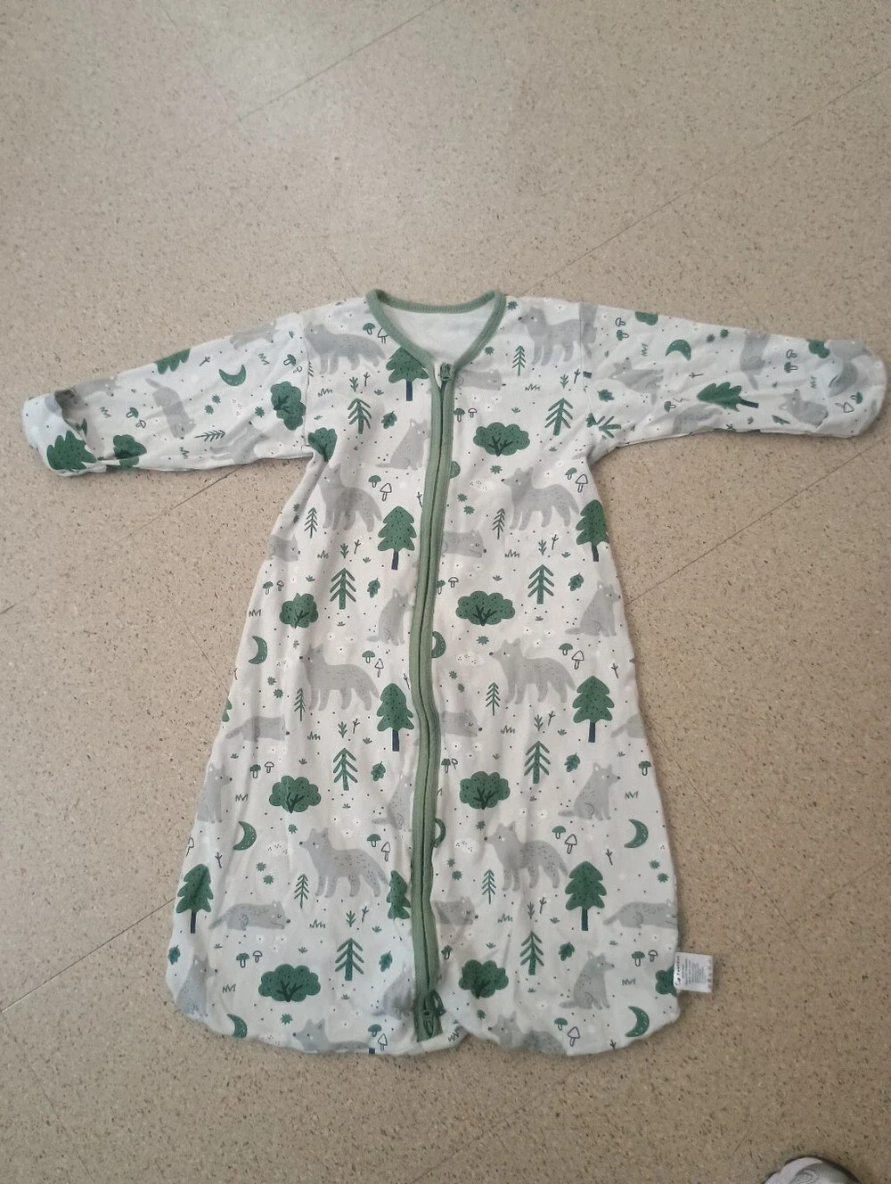 Yoofoss baby sleep sack Green Forest Animals Sleep Sack Pajamas L/ 12-18 Months